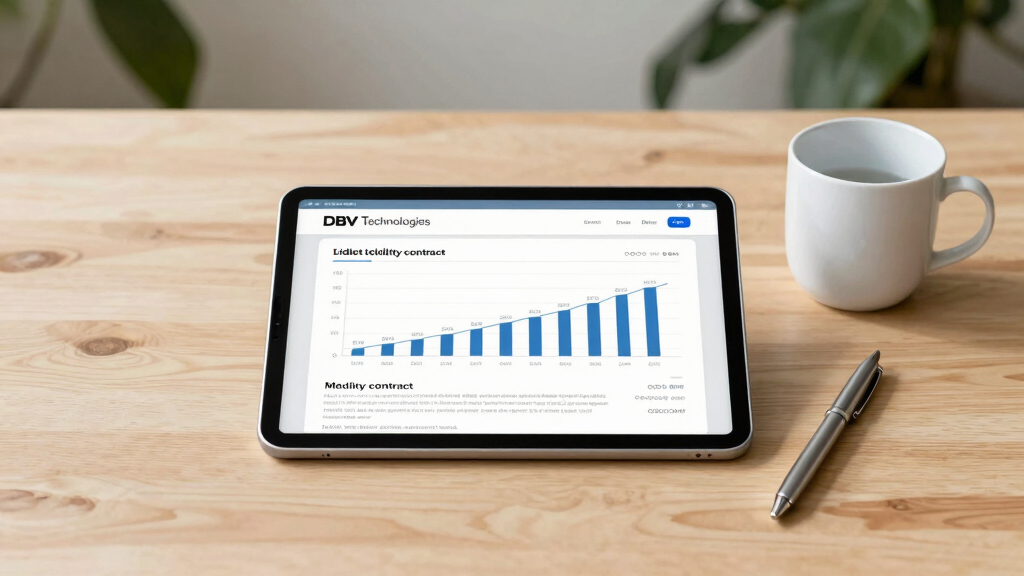 Half-Year Report On The DBV Technologies Liquidity Contract With ODDO BHF